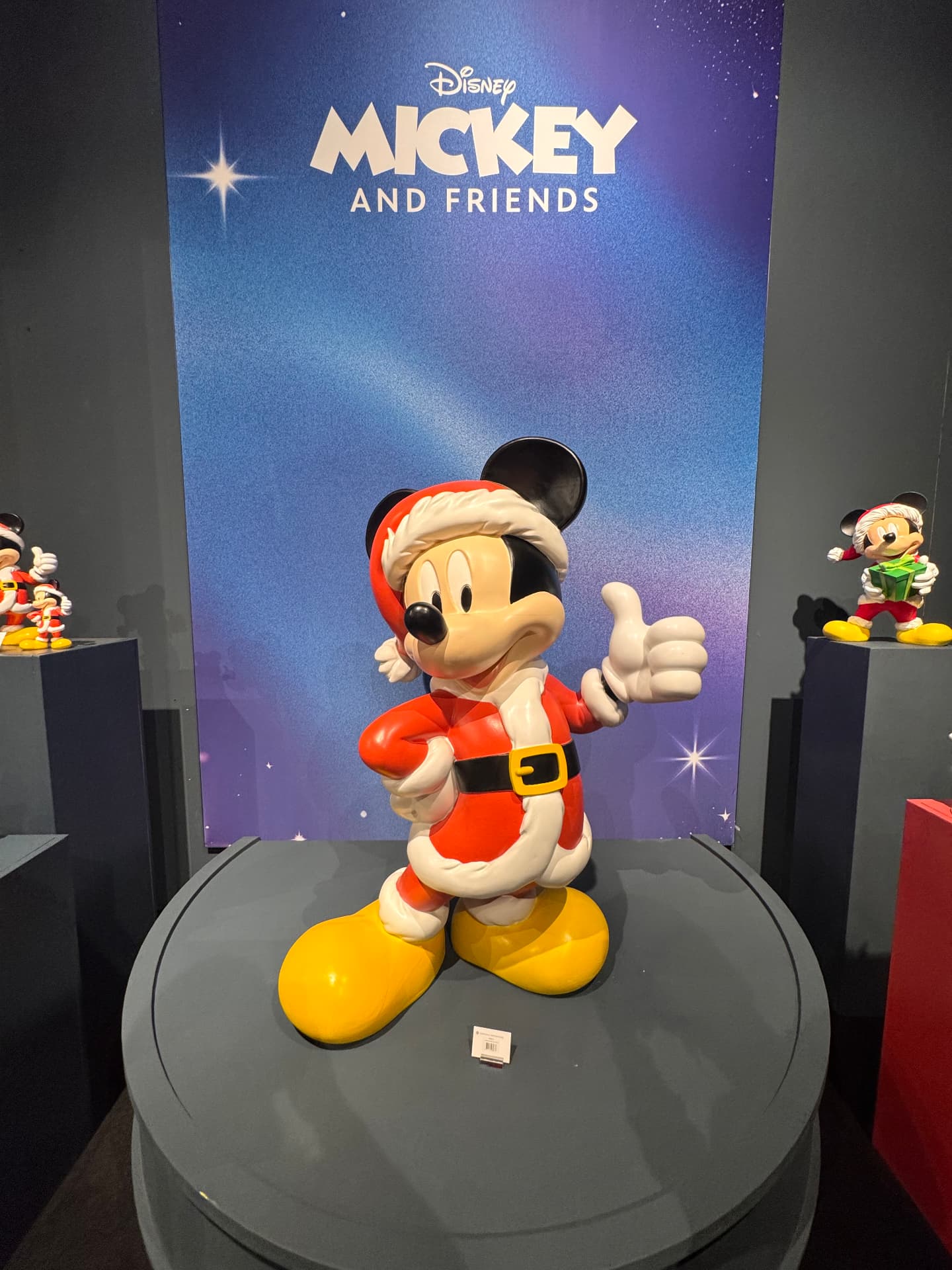 Figura de Mickey Mouse vestit de Pare Noel, Disney Nadal