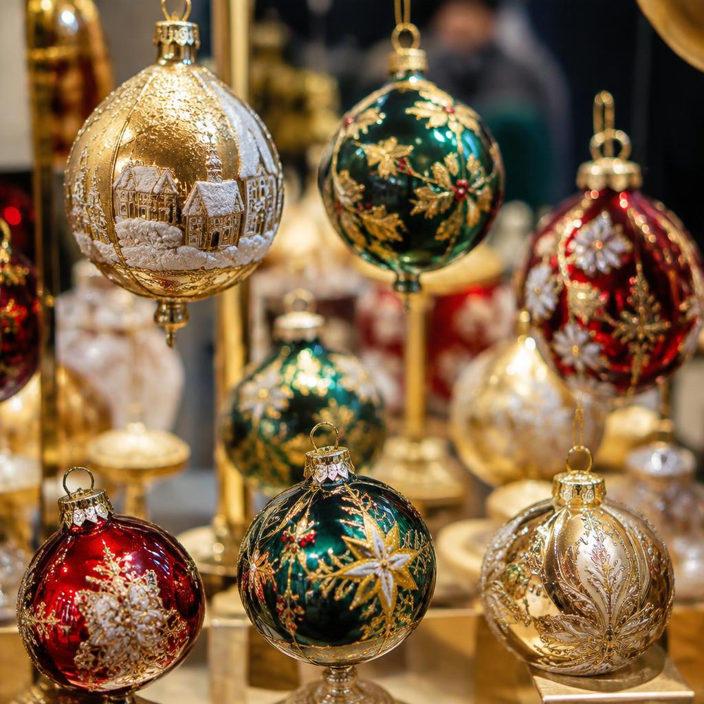 Boles de Nadal artesanes europees